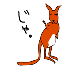 JACK ,a loose kangaroo sticker #3282555