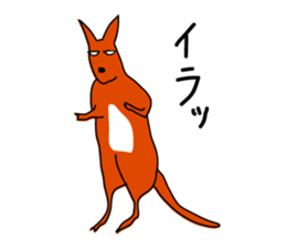 JACK ,a loose kangaroo sticker #3282560