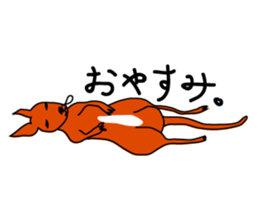 JACK ,a loose kangaroo sticker #3282564