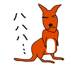 JACK ,a loose kangaroo sticker #3282565