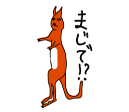 JACK ,a loose kangaroo sticker #3282578
