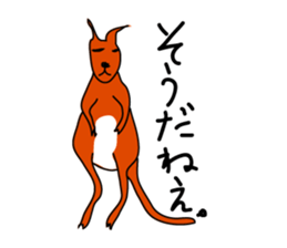 JACK ,a loose kangaroo sticker #3282583