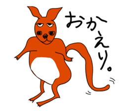 JACK ,a loose kangaroo sticker #3282589