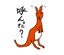 JACK ,a loose kangaroo sticker #3282593