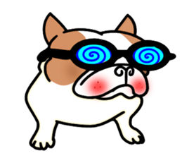 Real french bulldog family,All color ! sticker #3283357