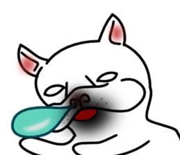 Real french bulldog family,All color ! sticker #3283362