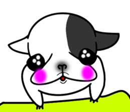 Real french bulldog family,All color ! sticker #3283377