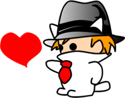 Hatter of cat-2 sticker #3283594