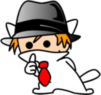 Hatter of cat-2 sticker #3283596