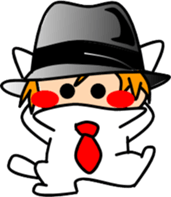 Hatter of cat-2 sticker #3283599