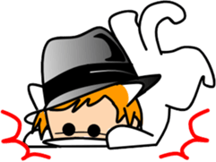 Hatter of cat-2 sticker #3283601