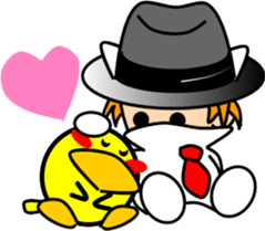 Hatter of cat-2 sticker #3283610