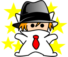 Hatter of cat-2 sticker #3283611