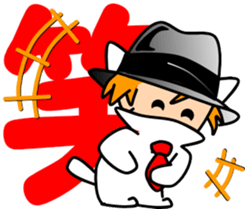Hatter of cat-2 sticker #3283613