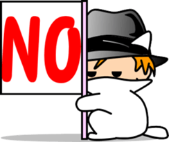 Hatter of cat-2 sticker #3283618