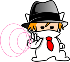 Hatter of cat-2 sticker #3283624