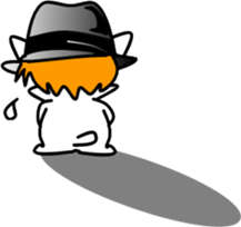 Hatter of cat-2 sticker #3283629