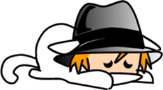 Hatter of cat-2 sticker #3283633