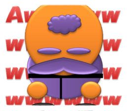 Small grandpa W sticker #3284091