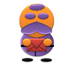 Small grandpa W sticker #3284100