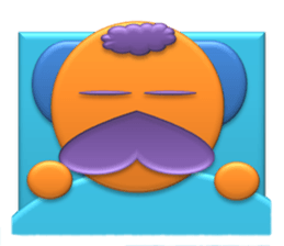 Small grandpa W sticker #3284103