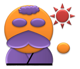 Small grandpa W sticker #3284110