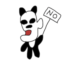 panda person sticker #3284458