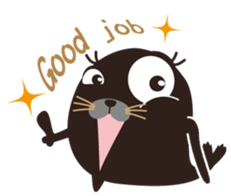 KUROGOMA spicy talk sticker #3284728