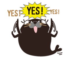 KUROGOMA spicy talk sticker #3284749