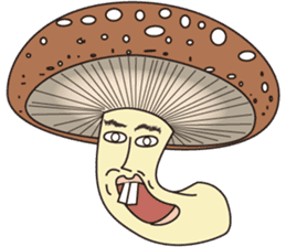 surreal mushrooms sticker #3284754