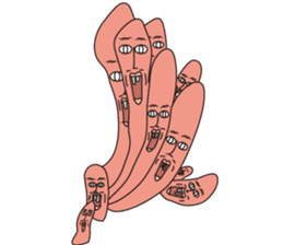 surreal mushrooms sticker #3284762