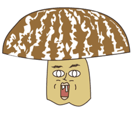 surreal mushrooms sticker #3284779