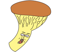 surreal mushrooms sticker #3284781
