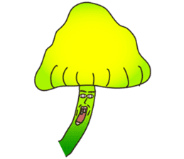 surreal mushrooms sticker #3284791