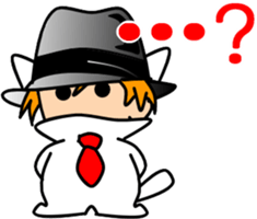 Hatter of cat sticker #3285556