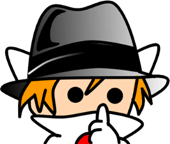 Hatter of cat sticker #3285558