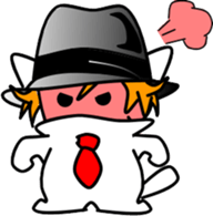 Hatter of cat sticker #3285560