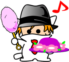 Hatter of cat sticker #3285562