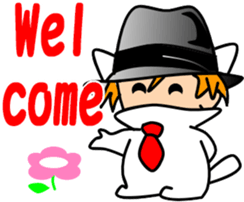 Hatter of cat sticker #3285568