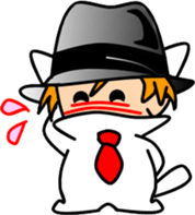 Hatter of cat sticker #3285581