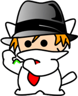 Hatter of cat sticker #3285582