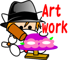 Hatter of cat sticker #3285585