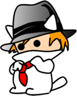 Hatter of cat sticker #3285590