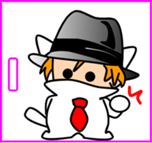 Hatter of cat sticker #3285591