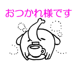 The elephant makes you feel all right. sticker #3286288