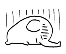 The elephant makes you feel all right. sticker #3286294