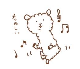 Good alpaca day! sticker #3286645