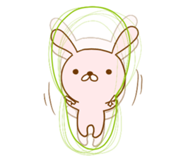 Leisurely rabbit. sticker #3286681