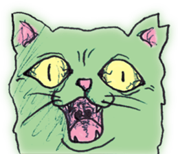 Feeling bad and loose stray cat sticker #3287058