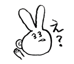 Sticker of rabbit. sticker #3287179